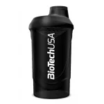 Bio Tech Shaker 600 ml - Czarny (przeźroczysty)