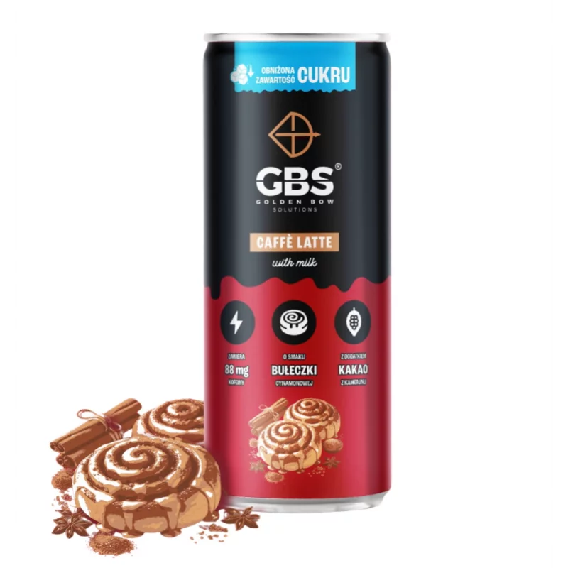 GBS Caffe Latte 250 ml - Bułeczka cynamonowa
