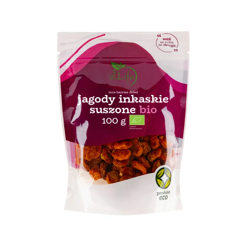 BioLife Jagody inkaskie suszone bio - 100 g