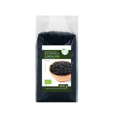 BioLife Soczewica czarna Beluga bio - 400 g