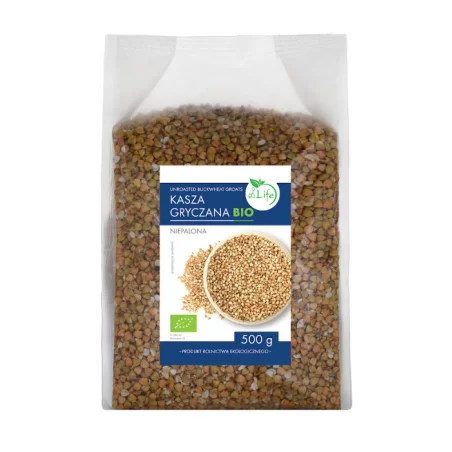 BioLife Kasza gryczana niepalona bio - 500 g