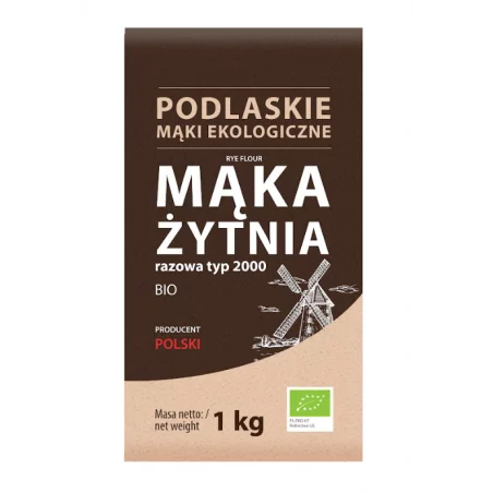 BioLife Mąka żytnia razowa typ 2000 - 1 kg