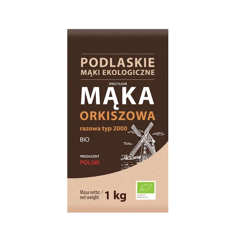 BioLife Mąka orkiszowa razowa typ 2000 - 1 kg