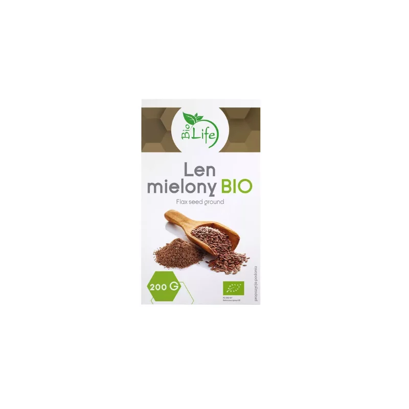 BioLife Len mielony bio - 200 g