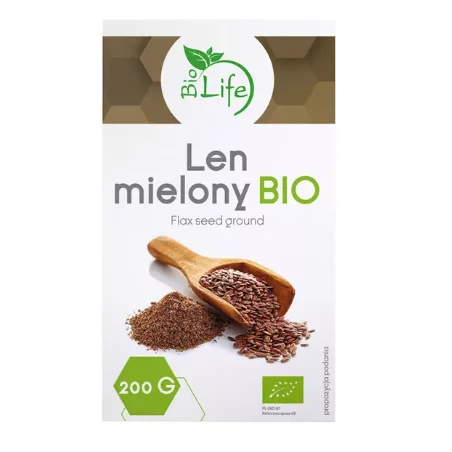 BioLife Len mielony bio - 200 g