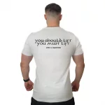 SWATOS - koszulka biała - You Must Lift
