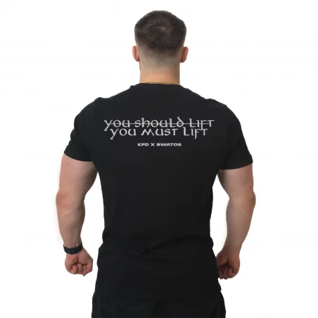 SWATOS - koszulka czarna - You Must Lift