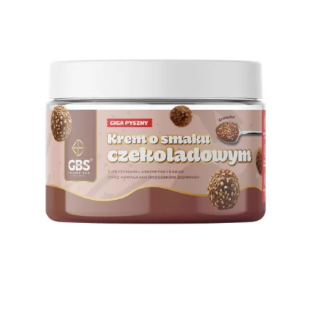 GBS Krem czekoladowy crunchy - 250 g GBS Krem czekoladowy crunchy - 250 g