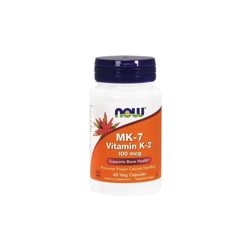 Now Foods Vitamin K-2 MK7 100mcg - 60 kaps.