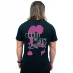 Fake Fizjo - koszulka czarna - Kurde Fajna Dupka 2.0 - różowy nadruk