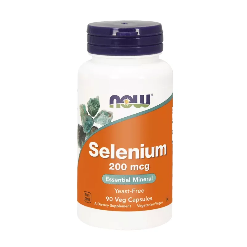 Now Foods Selenium 200 mcg - 90 kaps.