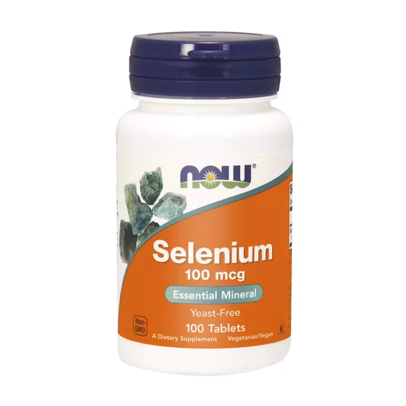 Now Foods Selenium 100 mcg - 100 tabl.