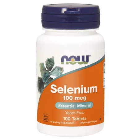 Now Foods Selenium 100 mcg - 100 tabl.