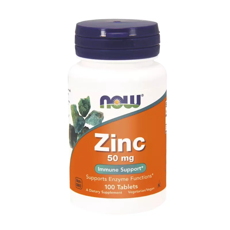 Now Foods Zinc 50mg - 100 tabl.