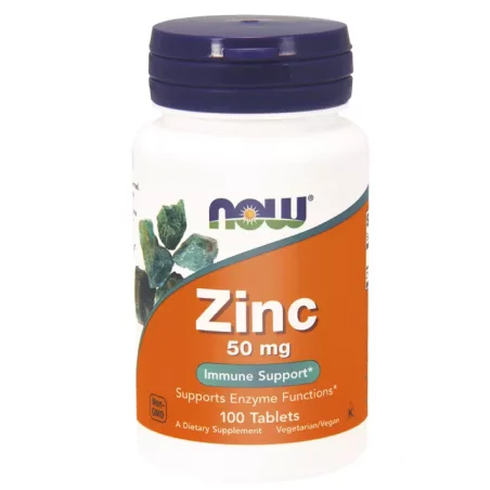 Now Foods Zinc 50mg - 100 tabl.