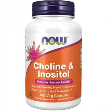Now Foods Choline and Inositol - 100 kaps.