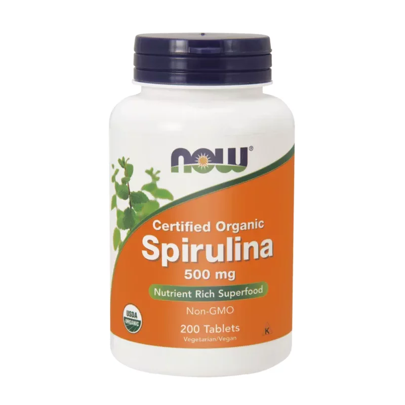 Now Foods Spirulina 500 mg 100% Natural - 200 Tabs