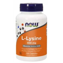 Now Foods L-Lysine 500mg - 100 tabl.