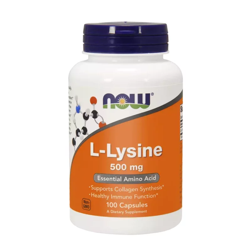 Now Foods L-Lysine 500mg - 100 tabl.