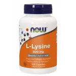 Now Foods L-Lysine 500mg - 100 tabl.