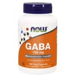 Now Foods Gaba 750mg - 100 kaps.