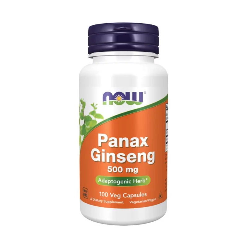 Now Foods Panax Ginseng 500 mg - 100 kaps.