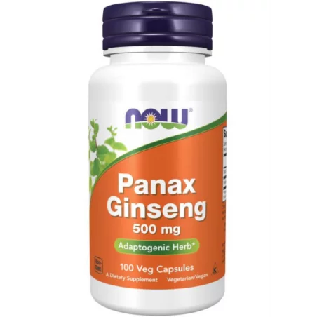 Now Foods Panax Ginseng 500 mg - 100 kaps.
