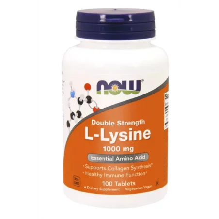 Now Foods L-Lysine 1000mg - 100 tabl.