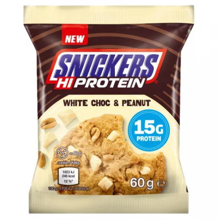 SNICKERS HiProtein Cookie 60 g - White Choc Peanut (ciasteczko)