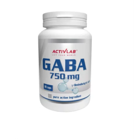Activlab GABA 750 mg - 60 kaps. Activlab GABA 750 mg - 60 kaps.
