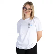 Werka Sportsmenka - koszulka biała - BANAN