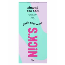 NICKS Dark chocolate 75 g - Almond sea salt