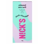 NICKS Dark chocolate 75 g - Almond sea salt