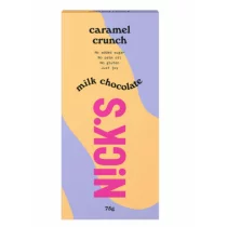NICKS Milk chocolate 75 g - Hazelnut crunch