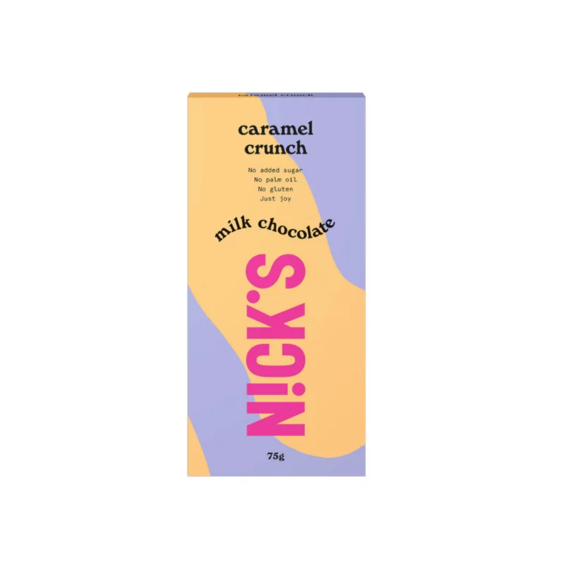 NICKS Milk chocolate 75 g - Hazelnut crunch