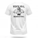 Silna Marysia - Koszulka Biała - NIECH SIŁA BĘDZIE Z TOBĄ