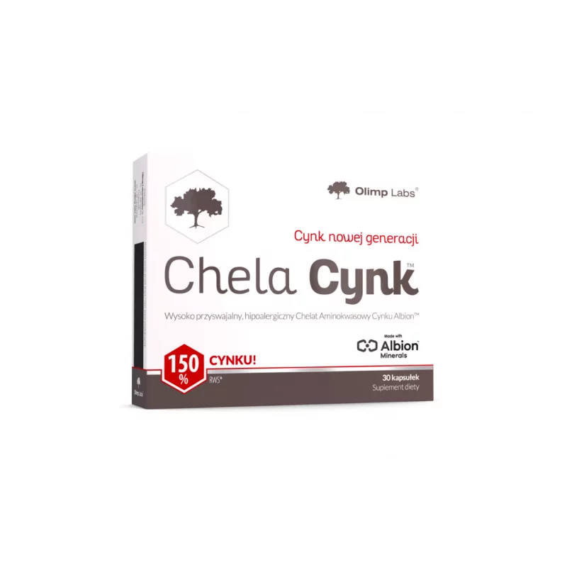 OLIMP Chela Cynk - 30 kaps.