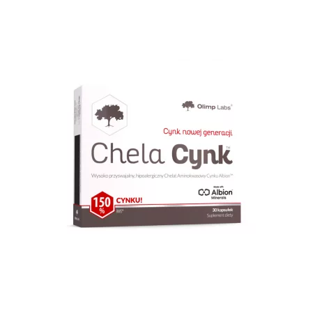 OLIMP Chela Cynk - 30 kaps.