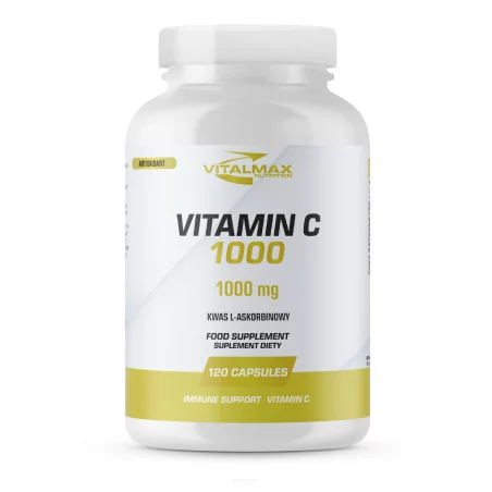 Vitalmax Vitamin C 1000 mg - 120 kaps. Vitalmax Vitamin C 1000 mg - 120 kaps.