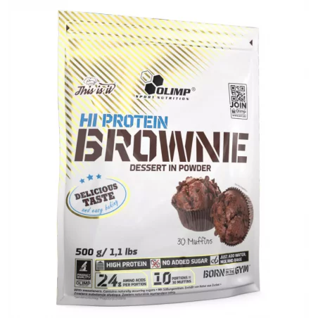 OLIMP Hi Protein Brownie 500 g OLIMP Hi Protein Brownie 500 g