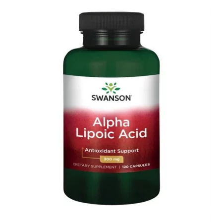 Swanson ALA Kwas Alfa Liponowy 300 mg - 120 kaps. Swanson ALA Kwas Alfa Liponowy 300 mg - 120 kaps.