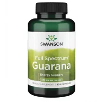 Swanson Guarana 500 mg - 100 kaps.