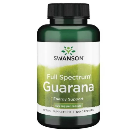 Swanson Guarana 500 mg - 100 kaps.