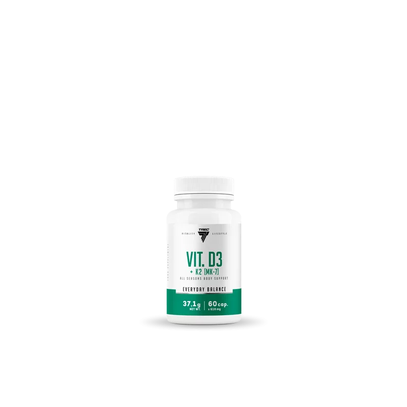TREC VIT D3 + K2 MK-7 60CAP