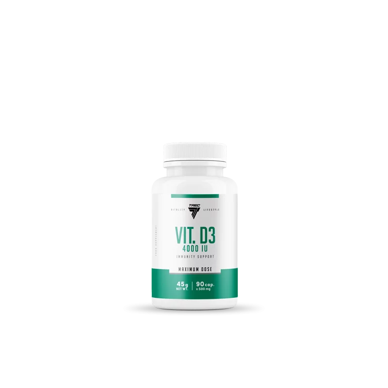 TREC Vitality Vitamin D3 4000IU - 90 kaps.