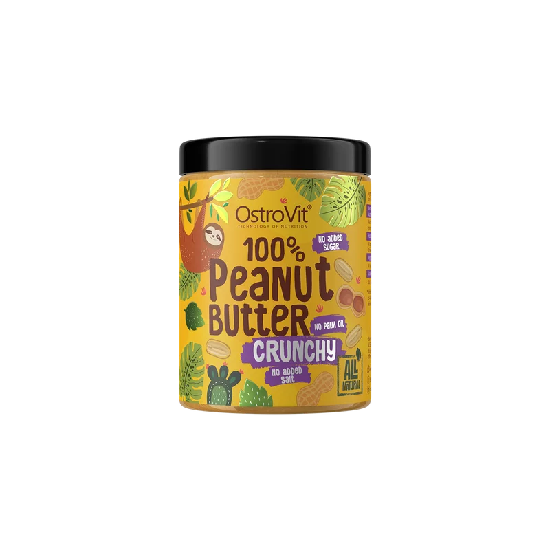 Ostrovit 100% Peanut Butter 1000g - Crunchy