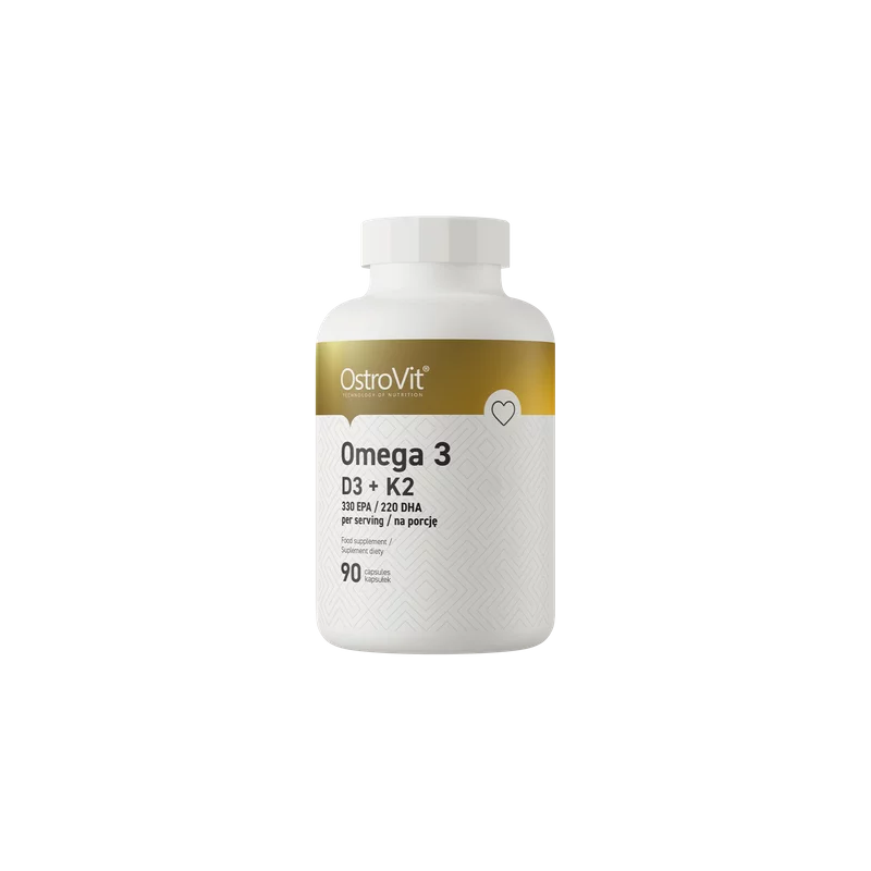 Ostrovit Omega 3 D3+K2 - 90 kaps.