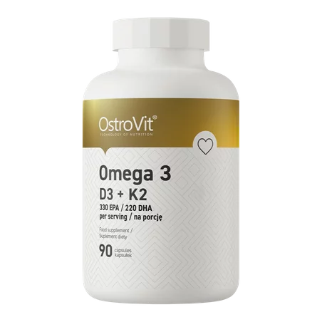Ostrovit Omega 3 D3+K2 - 90 kaps.