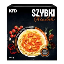 KFD Szybki Obiadek - Kurczak z makaronem w sosie z papryką i pomidorami - 410 g