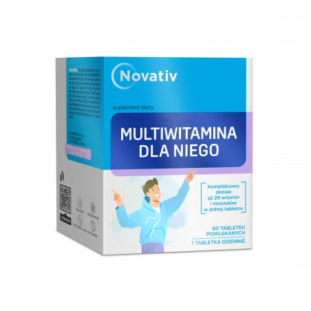 Novativ Multiwitamina dla Niego - 60 tabl. Novativ Multiwitamina dla Niego - 60 tabl.